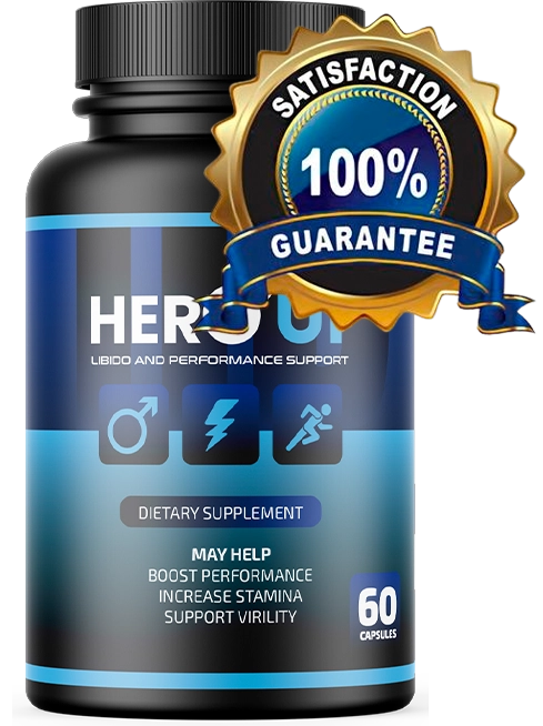 HeroUP bottle shown on the official promotional website