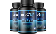 Multiple HeroUP bottles representing a multi-month supply